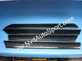 bmw e46 sedan carbon fiber interior door trims