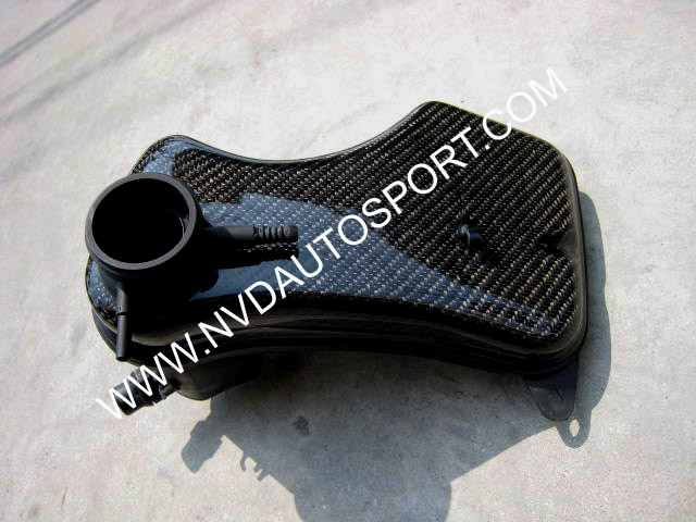 BMW E46 coupe convertible M3 carbon fiber radiator extension tank