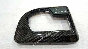 BMW E60 Carbon fiber Automatic Shifter console panel Bezel