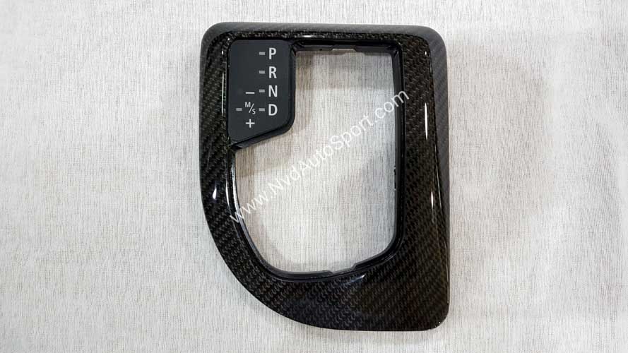 BMW E60 Carbon fiber automatic shifter console panel bezel