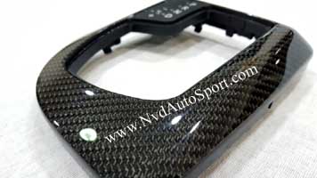 BMW E60 Carbon fiber Automatic Shifter console panel Bezel