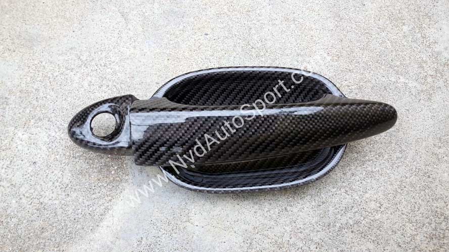 Max Performance Carbon Fiber Interior Door Handles – For 2005-2014 Ford Mustang GT V6, Pair, PYM055 / IN0560CF