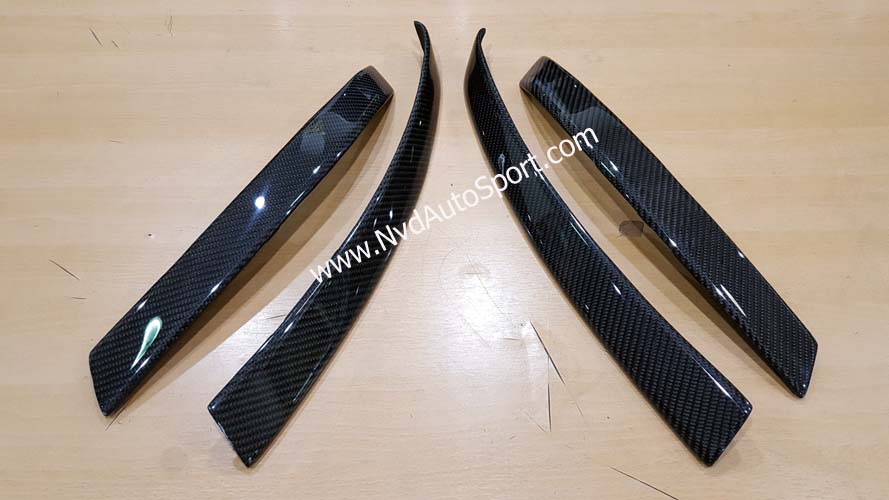 BMW E60, E60 M5 Carbon fiber interior door pull caps