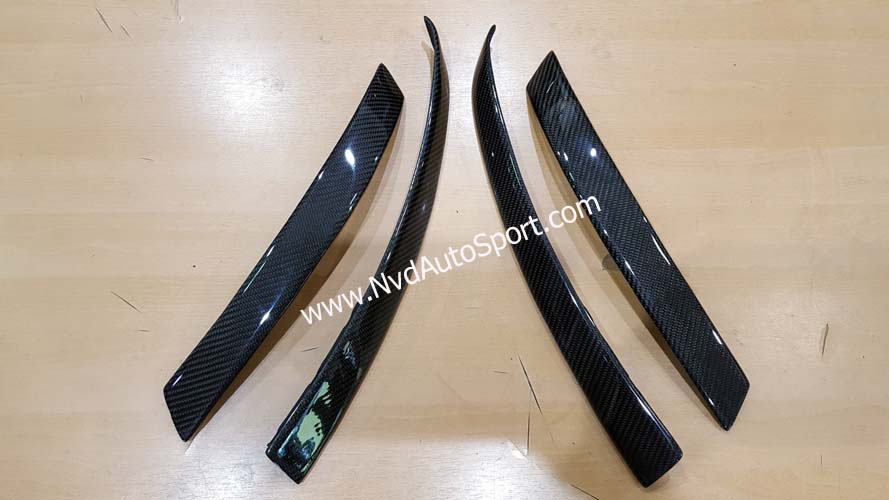 BMW E60, E60 M5 Carbon fiber interior door pull caps