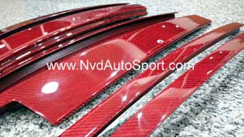 BMW E60 M5 Carbon fiber skinning exterior door pillars