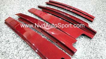 BMW E60 M5 Carbon fiber skinning exterior door pillars