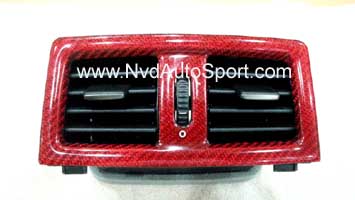 BMW E60 M5 Carbon fiber Skinning Rear Air Con Vent Panel