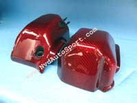BMW E60 M5 E63 E64 M6 Carbon fibre / fiber motor covers
