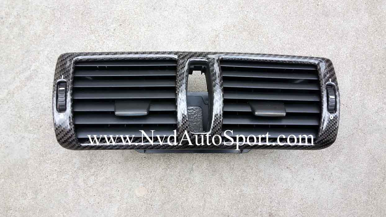 bmw e81 e82 8e7 e88 carbon fiber interior center air con panel