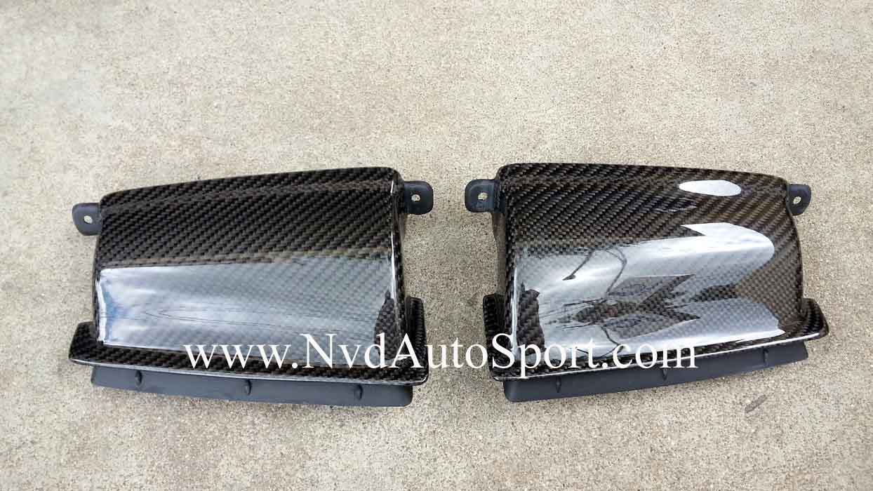 BMW E81 E82 E87 E88 1M Carbon fiber front air intake snorkel