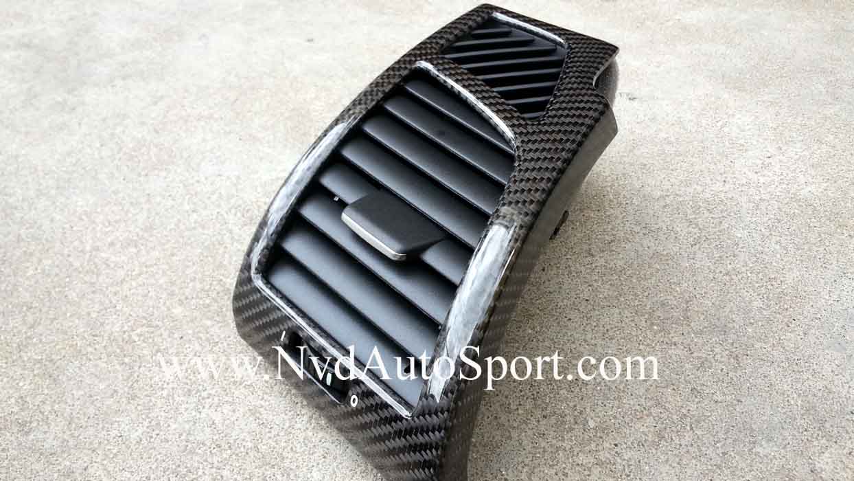 BMW E81 E82 E87 E88 1M Carbon fiber interior Side air con panel