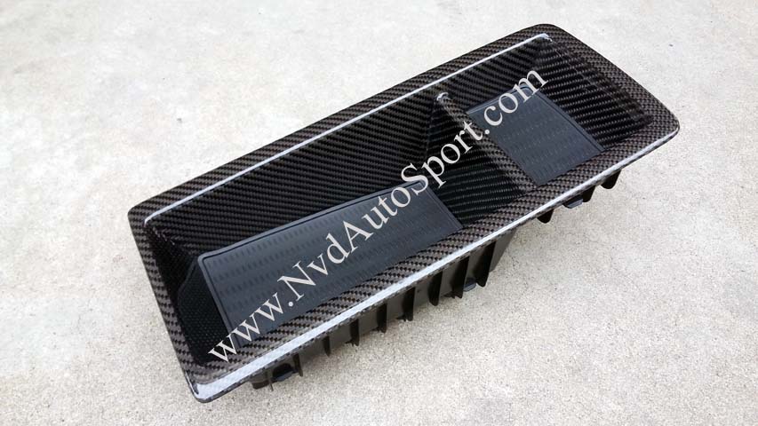 BMW E81 E82 E87 E88 1M Carbon fiber interior Rear storage tray