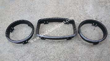 BMW Z4 E85 e86 Carbon fiber Interior Air Con Control Rings