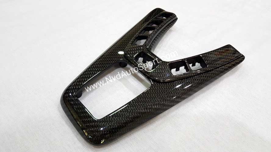 BMW F10 M5 Carbon fiber interior shifter bezel trim