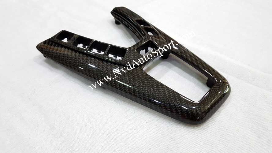 BMW F10 M5 Carbon fiber interior shifter bezel trim