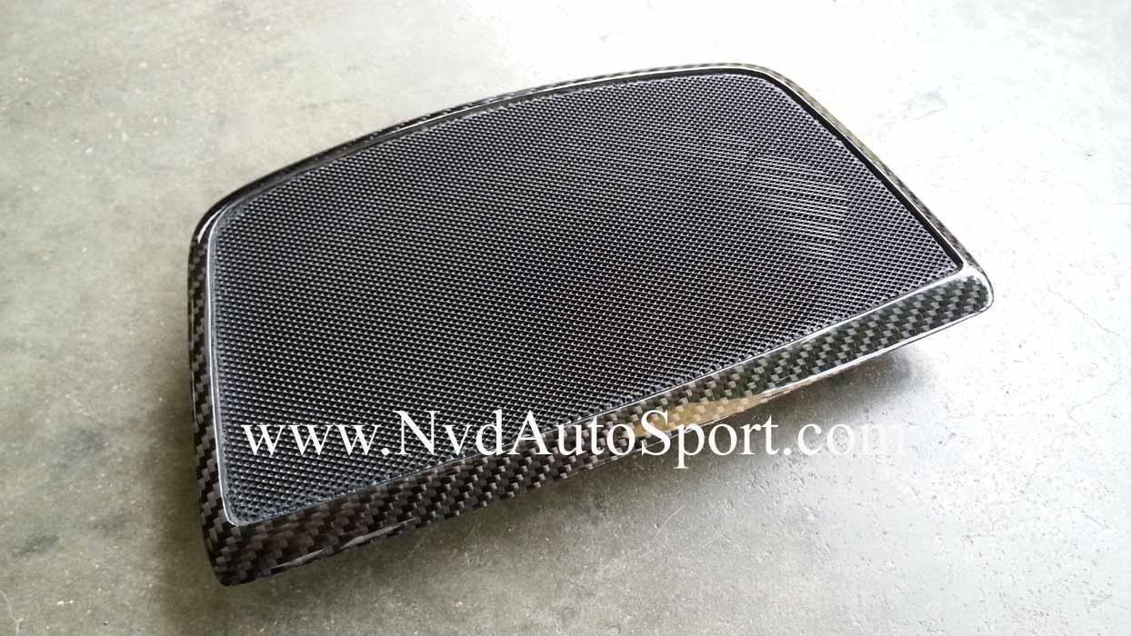 BMW F30 F32 F34 GT F80 M3 F83 F83 M4 Carbon Fiber Skinning Interior Dash Speaker grille