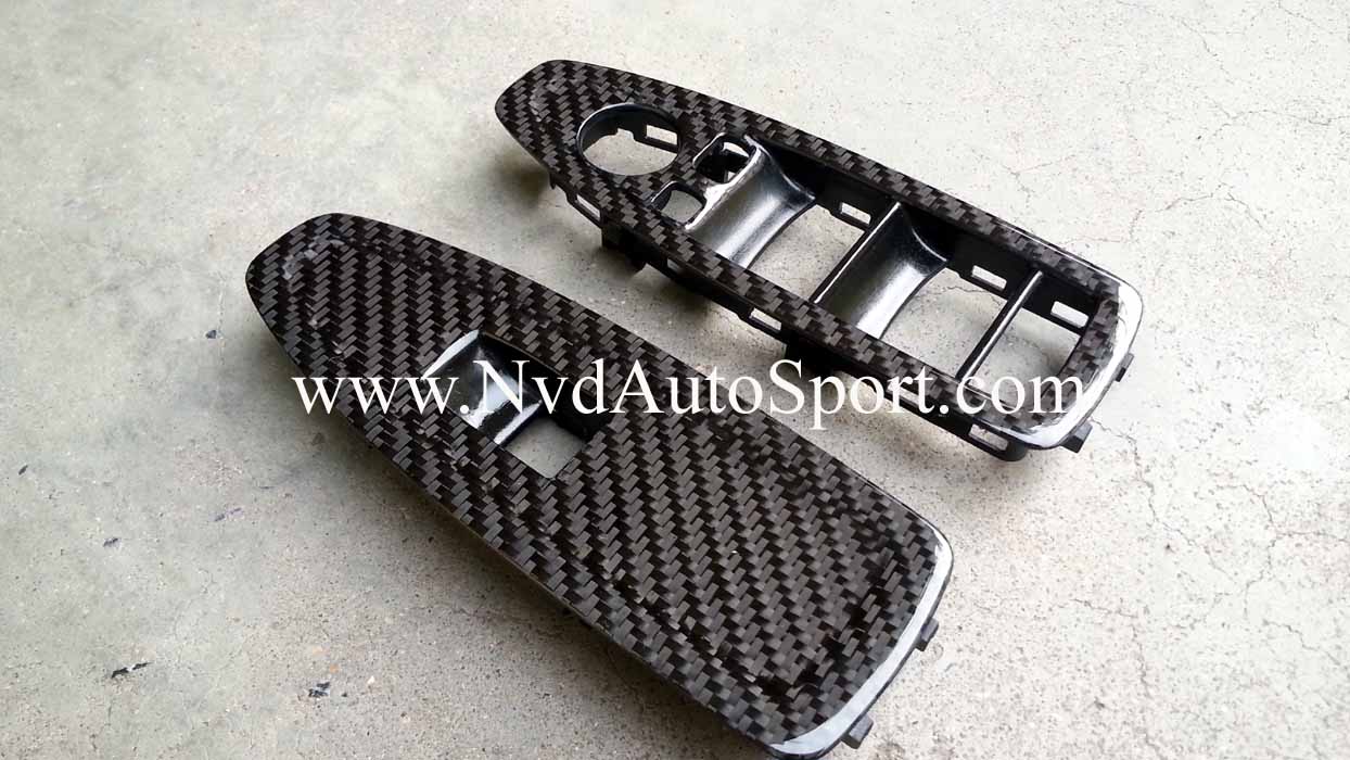 BMW f30 f32 f34 gt f80 m3 f82 f83 m4 Carbon fiber skinning interior door switch panel