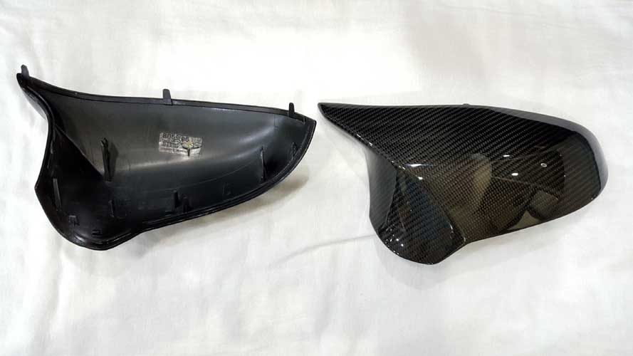 BMW F80 M3, F82 M4, F83 M4 Carbon fiber side mirror housing