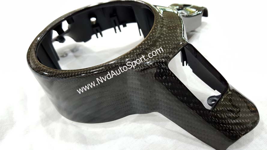 BMW F30, F32, F33, F34, F80 m3, F82, F83 M4 Carbon fiber M Steering Wheel Back side trim