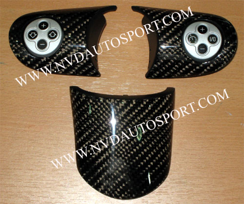 BMW Mini R50 R52 R53 R55 R56 R57 R58 R60 Cooper S carbon fiber MFSW, Multifunction steering wheel trim