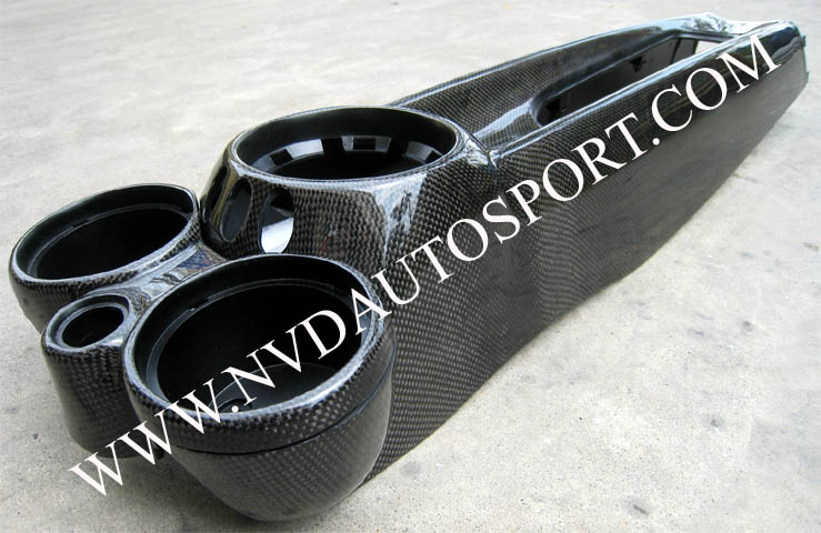 BMW Mini R56 Cooper S carbon fiber handbrake console