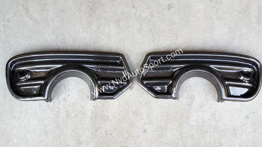 BMW Mini F54 Clubman Carbon fiber Rear Bumper Exhaust Panels