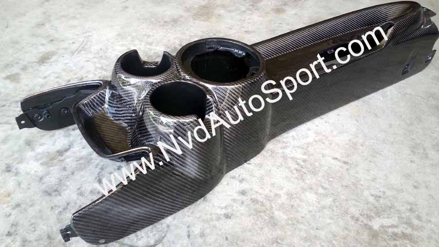 BMW Mini F55 F56 Cooper S JCW Carbon Fiber Skinning Interior Handbrake Console