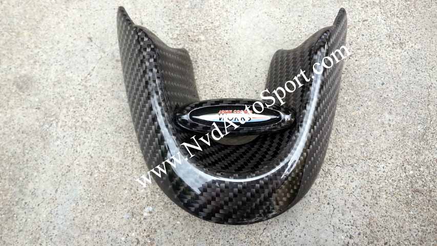 BMW Mini F55 F56 Cooper S Carbon Fiber JCW Lower Steering Wheel Trim