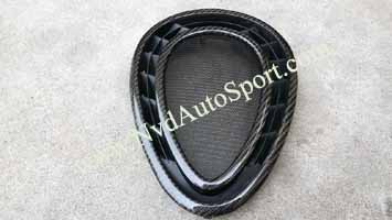 BMW Mini F54 CLUBMAN  F55 F56 F57 Cooper S Carbon Fiber Skinning Interior Dash HiFi Speaker Cover from NVD Autosport