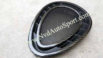 BMW Mini F54 CLUBMAN  F55 F56 F57 Cooper S Carbon Fiber Skinning Interior Dash HiFi Speaker Cover from NVD Autosport