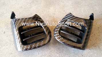 BMW Mini F55 F56 Carbon fiber skinning Interior defroster vents