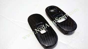 BMW Mini F55 F56 Cooper S Carbon fiber Skinning Interior door switch panels from NVD Autosport