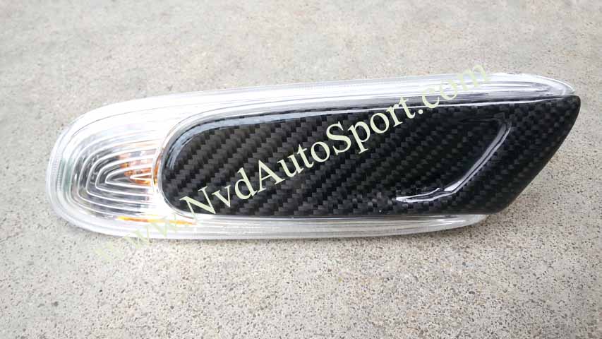 BMW Mini F55 F56 Cooper S JCW Carbon Fiber Skinning Exterior Side Turning Signal