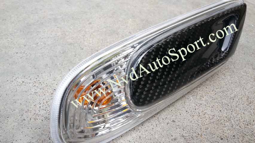 BMW Mini F55 F56 Cooper S JCW Carbon Fiber Skinning Exterior Side Turning Signal