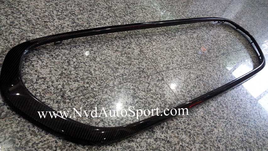 BMW Mini F55 F56 Cooper S JCW Carbon Fiber Skinning Exterior Front Grille