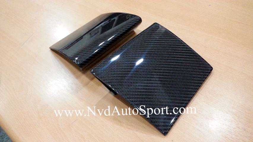 BMW MINI F55 F56 COOPER S JCW CARBON FIBER SKINNING DOWNTUBE COVERS