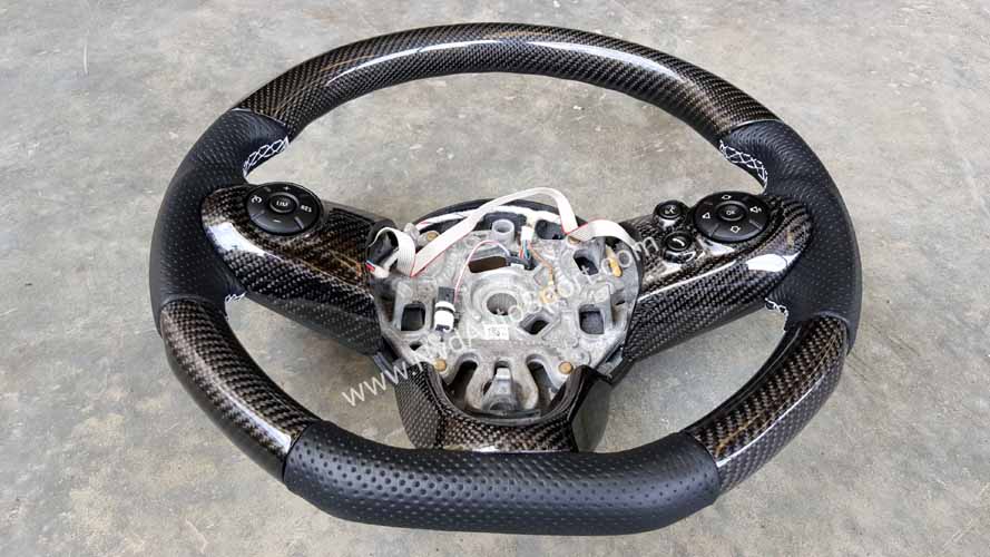 Mini F54, F55, F56 Cooper S Carbon fiber Multifunction Steering Wheel