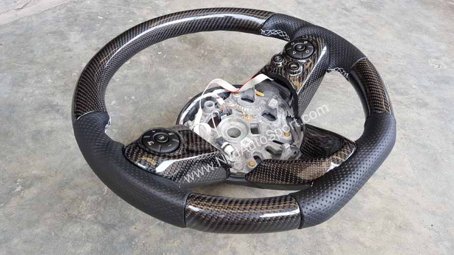 Mini F54, F55, F56 Cooper S Carbon fiber Multifunction Steering Wheel