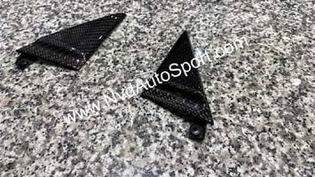 Mini F55m F56 Carbon fiber exterior Triangle Side mirror Base Covers