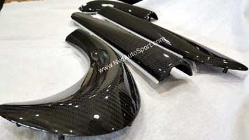 Mini F56, F57 JCW Carbon fiber interior door trims