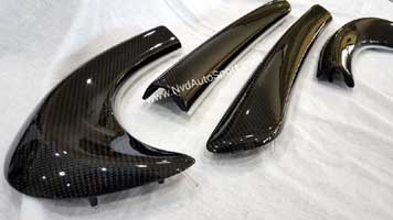 Mini F56, F57 JCW Carbon fiber interior door trims