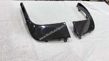 Mini F56 Lci2 Cooper S JCW Carbon fiber Front bumper bottom trims