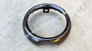 BMW Mini R50 r52 R53 JCW Carbon fiber Tachometer single gauge ring