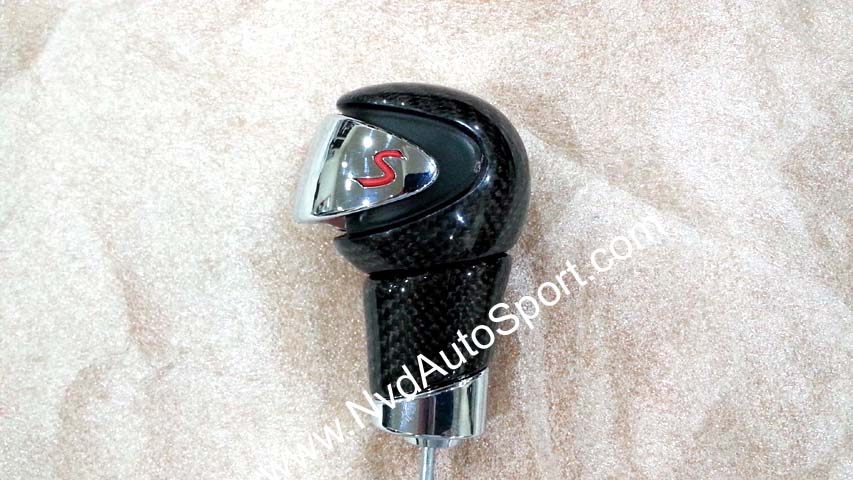 BMW MINI R55 R56 R57 R58 R59 Cooper S Carbon Fibe Shifter Gear Knob