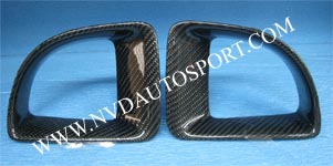 BMW Mini R55 R56 R57 R58 R59 carbon fiber front bumper air duct cover