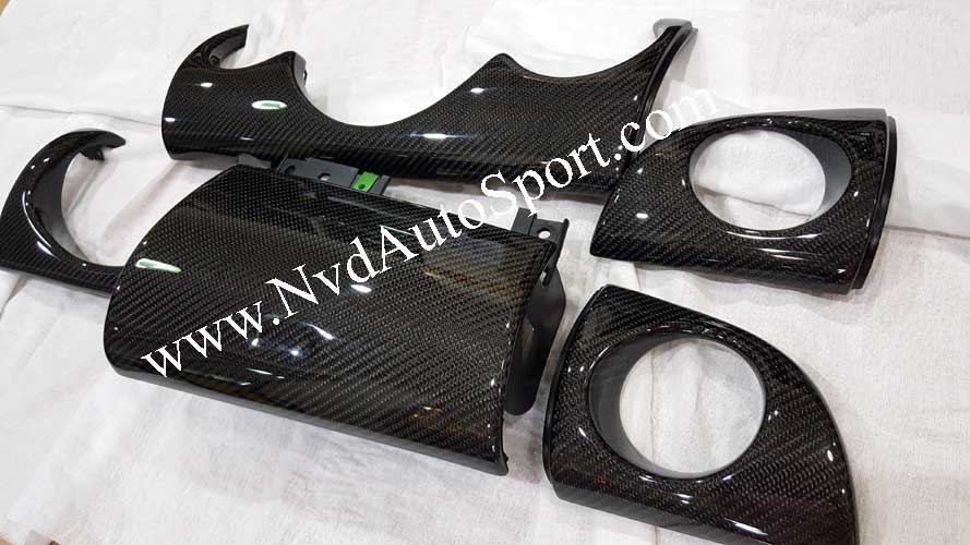 Mini R50, R52, R53 Carbon fiber Interior Dash Trim