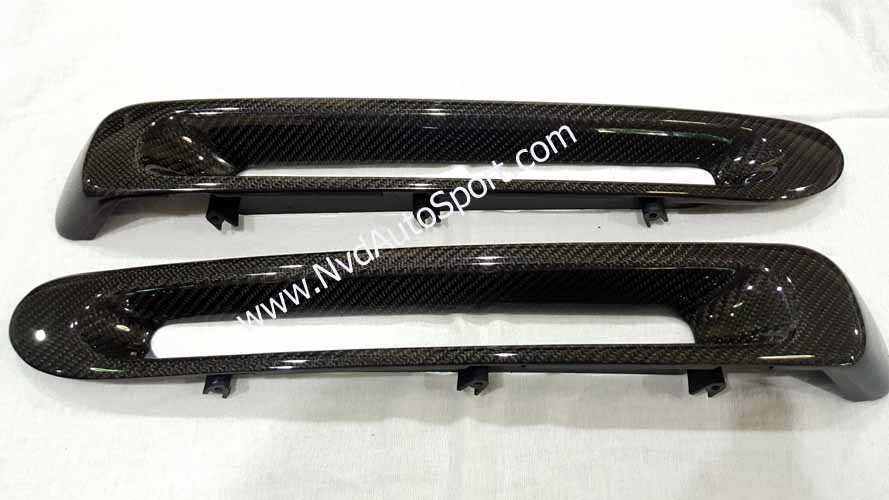 Mini R53 GP Carbon fiber Rear Bumper AIr Discharge Trim