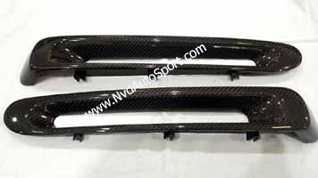 Mini R53 GP Carbon fiber rear bumper air discharge trim