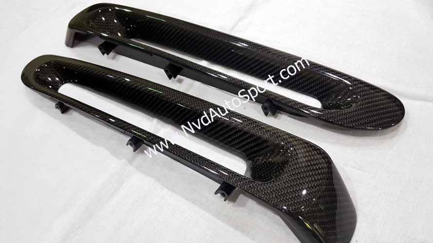 Mini R53 GP Carbon fiber Rear Bumper AIr Discharge Trim