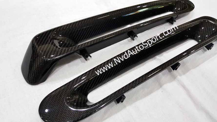 Mini R53 GP Carbon fiber Rear Bumper AIr Discharge Trim